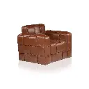 Leather Lounge Sofa (Single Seater)